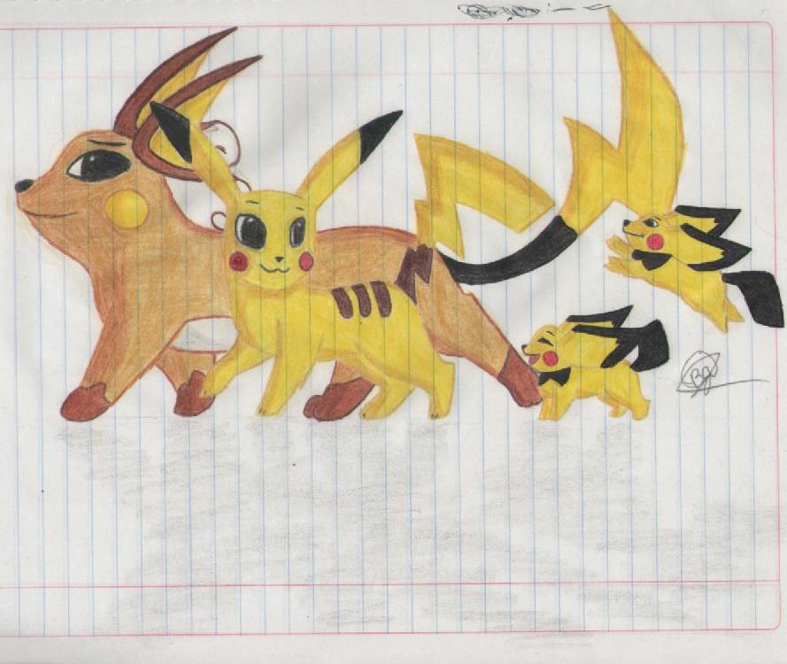 Pikachu Evolution Line by Crestyverse on DeviantArt