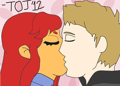 Crossover Couple-Hawkeye and Starfire