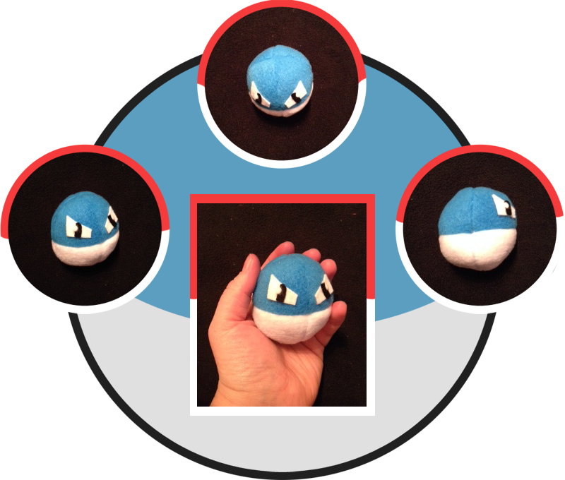 Shiny Voltorb Plush by Myklor on DeviantArt