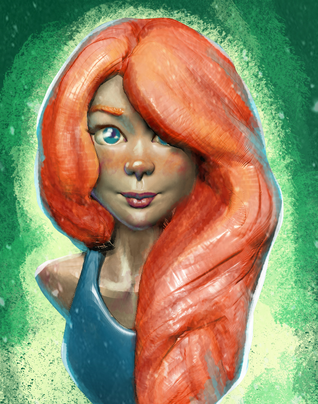 3d girl model by Hjorr on DeviantArt