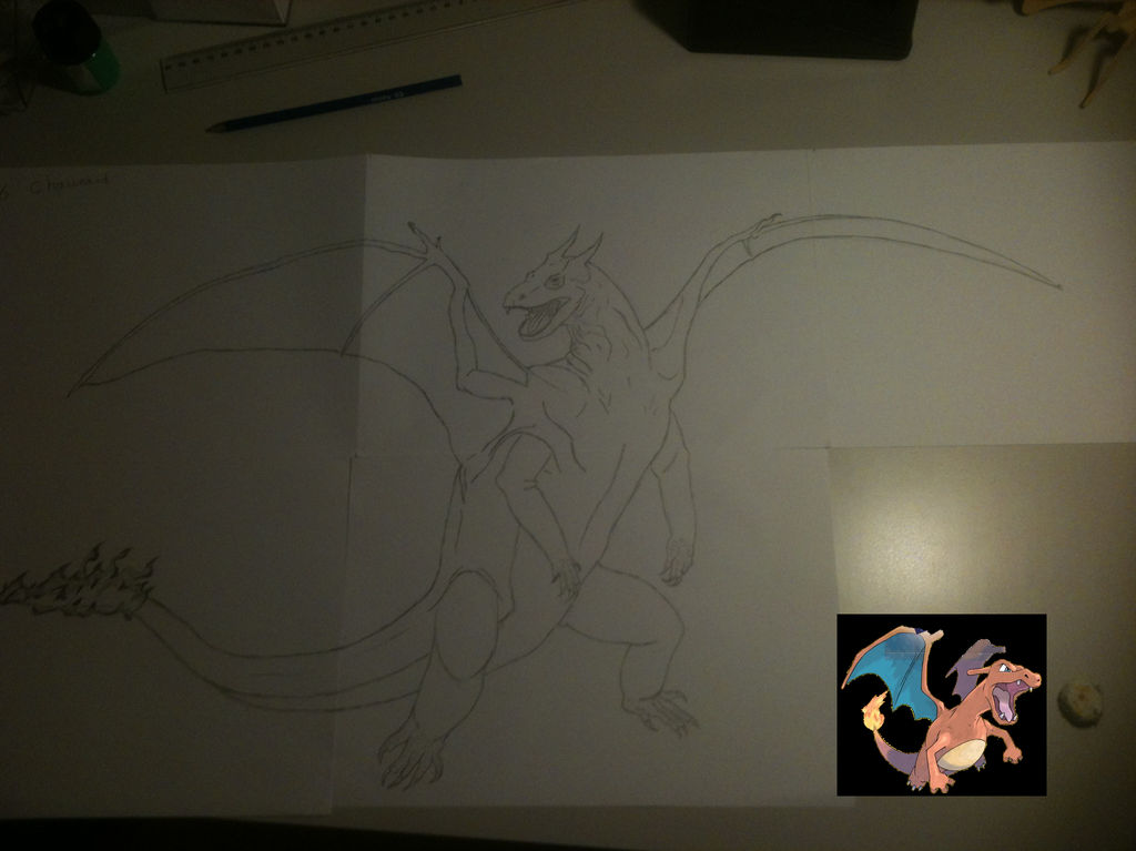 Charizard Ride Base Deviantart #006 charizard by johejo on DeviantArt