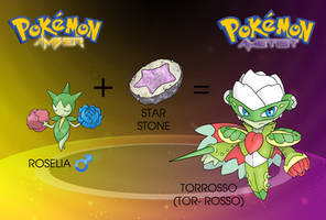 Torrosso- new evolution of male Roselia