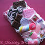 Pink and Chocolate iPod Touch Decoden Case