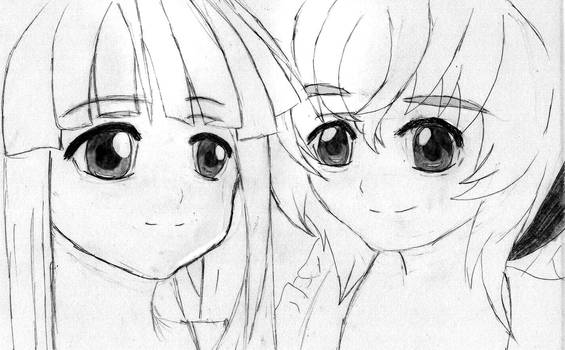 Rika and Hanyuu