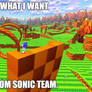 My Dream 3D Sonic game vs Reality 3D Sonic Game.