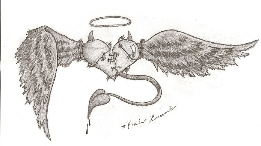 Drawings Of Broken Hearts In Pencil