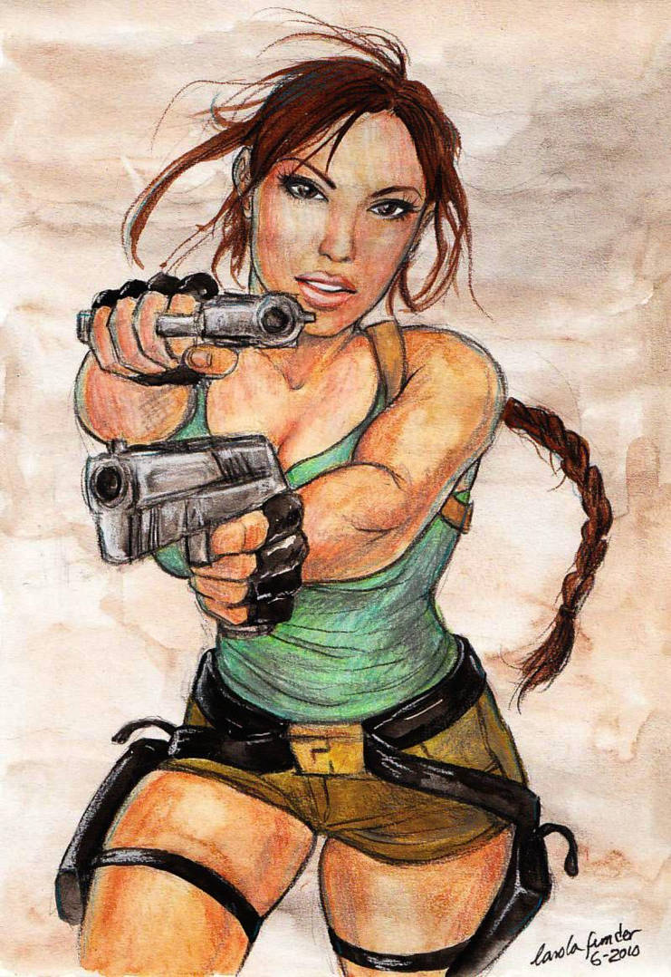 Lara Croft June 2010 by CarolaFunder