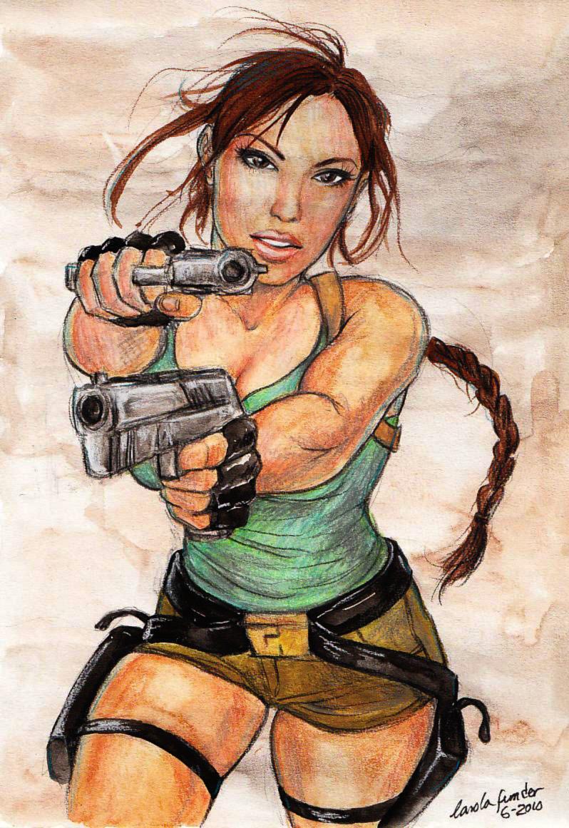 Lara Croft June 2010 by CarolaFunder
