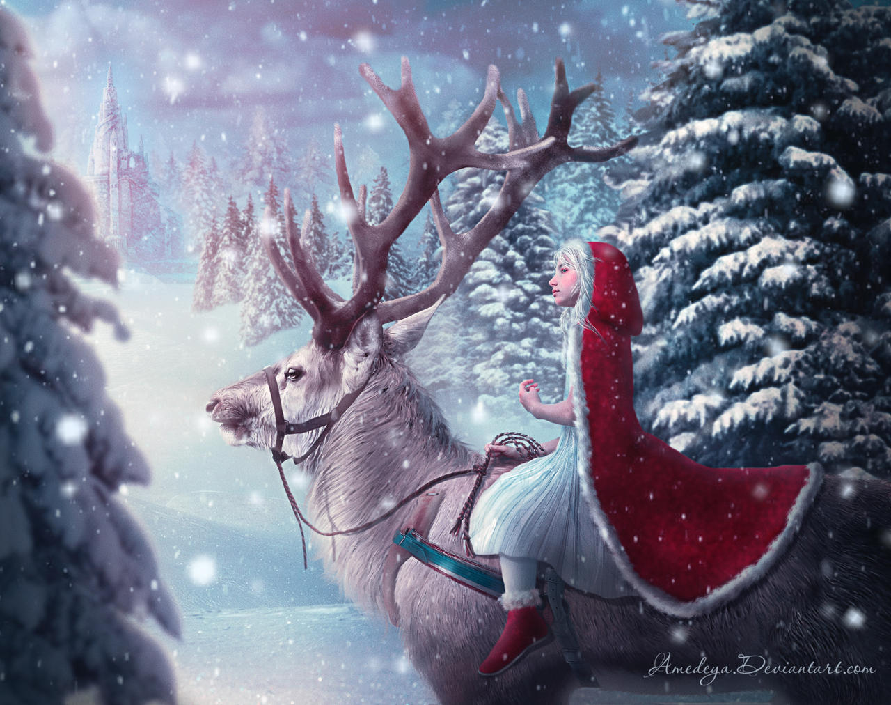 Gerda (from the fairy tale snow Queen) by Amedeya on DeviantArt