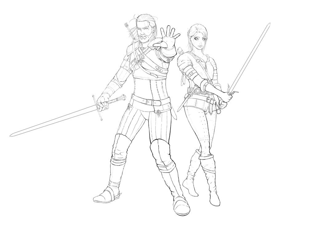 Download Witcher 3 Geralt And Ciri By Shinobi2u On Deviantart