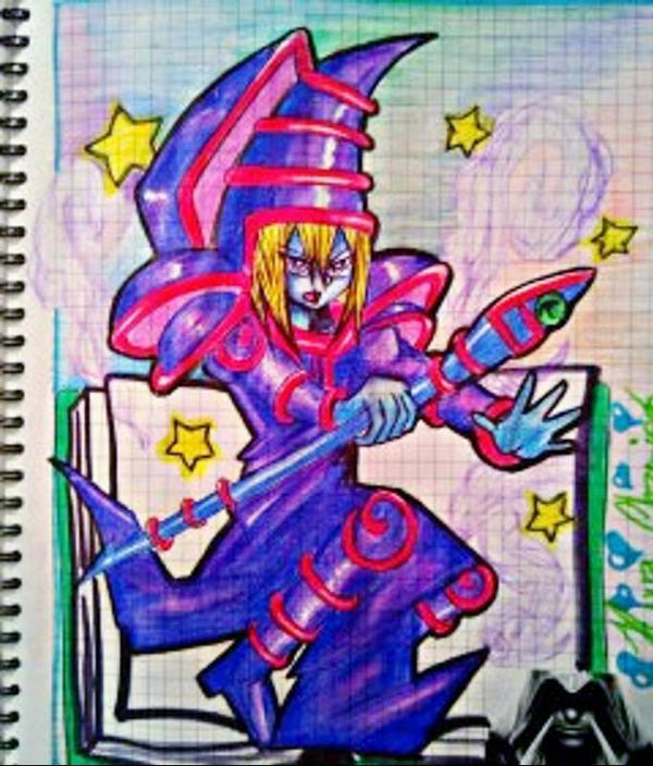 dark magician cartoon-yu-gi-oh! by danayami on DeviantArt