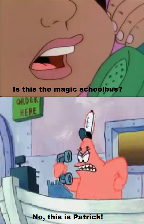 This is not the magic school bus!