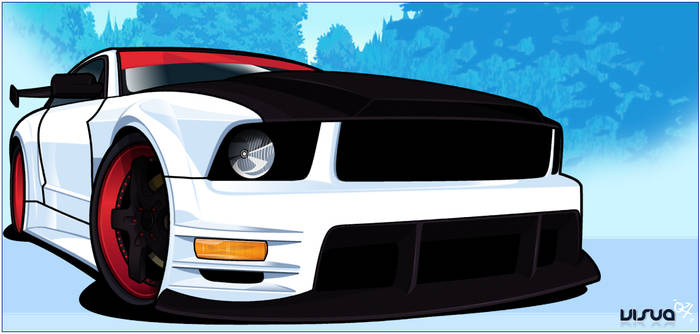 Custom Widebody Mustang