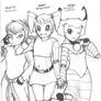 My Life as a Teenage Robot - Jenny, Vega and Misty