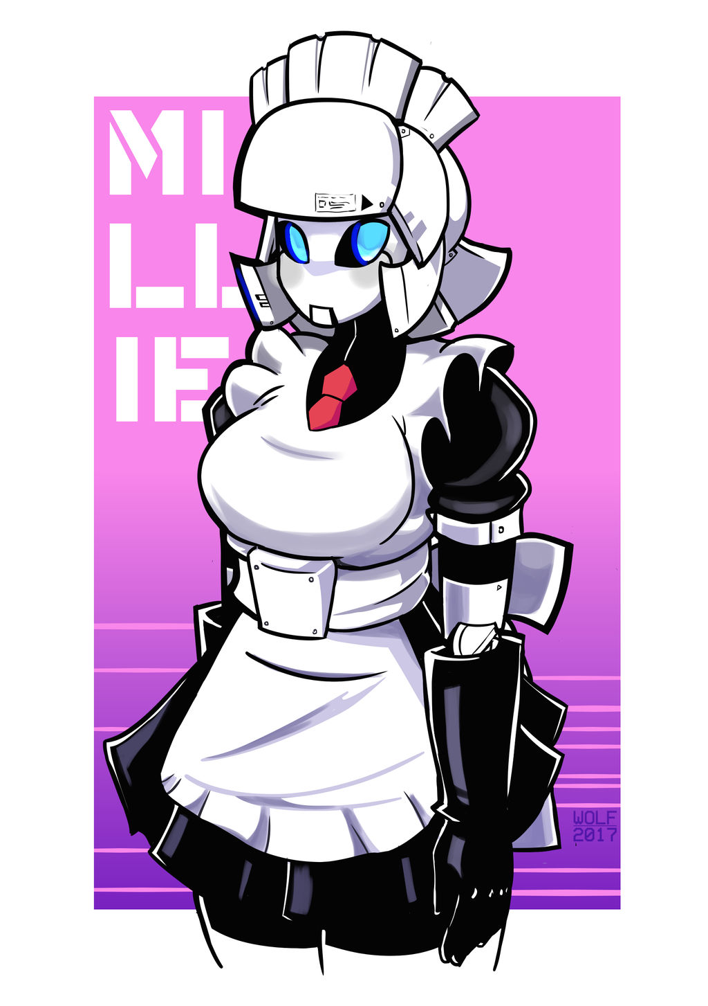 Millie the Robot Maid by BlackboltLonewolf on DeviantArt