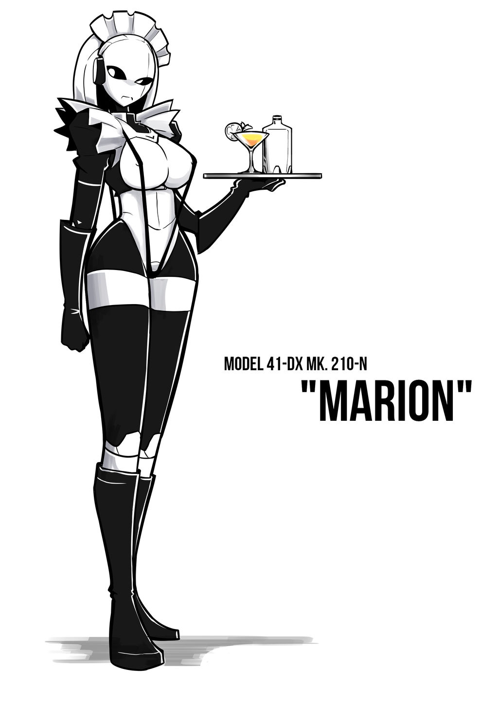 Marion the Robot Maid by BlackboltLonewolf on DeviantArt