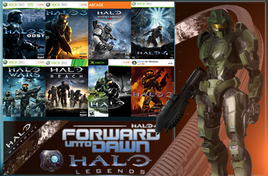 Halo Games (Collection) With The Master Chief