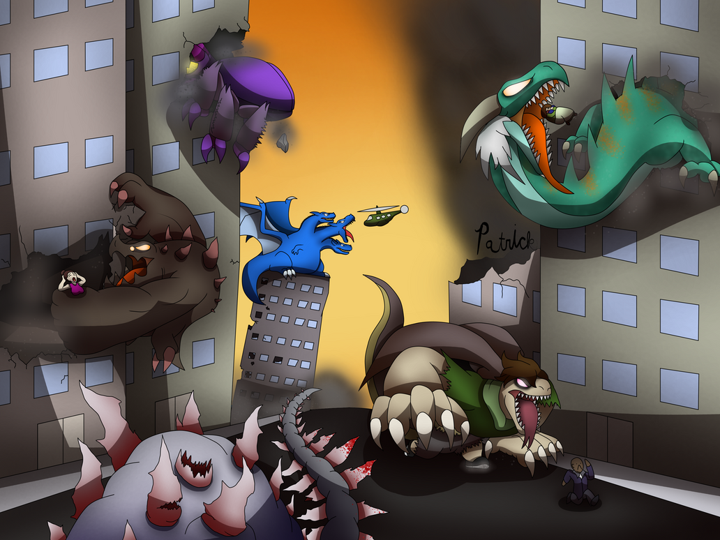 Rampage Example Rampage-style Attack by PatricktheHenchman on DeviantArt