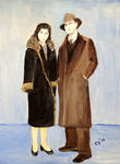 My Parents in 1926 by CarolynYM