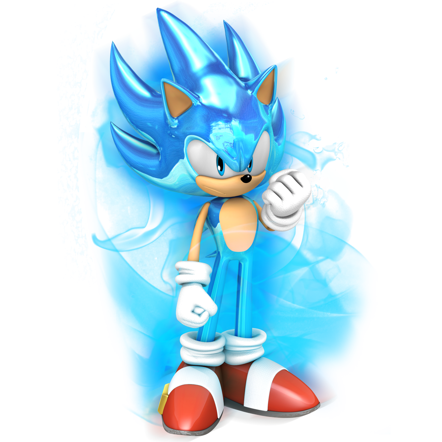 Super Sonic Blue by ItsmyXD on DeviantArt