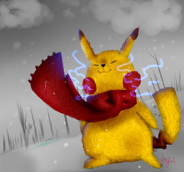 Winter Pikachu