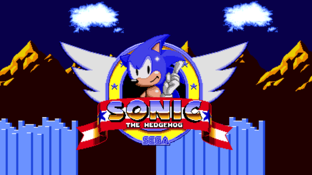 Sonic 1 Prototype Title Screen DreamWorld Style by