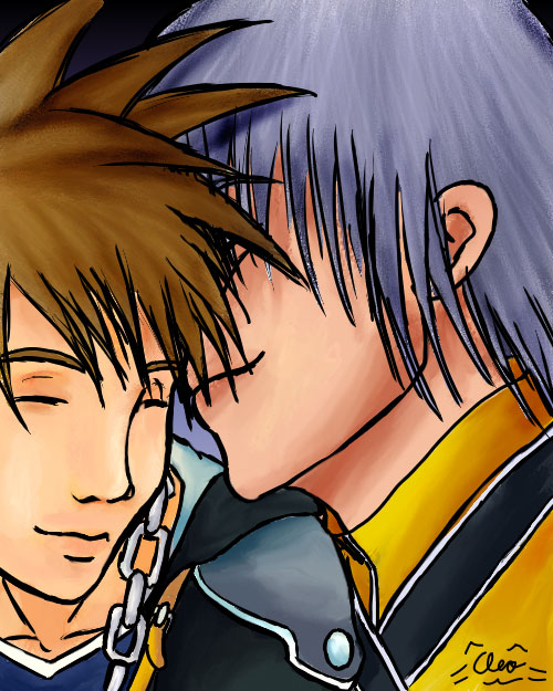 Sora x Riku_ A Gentle Kiss