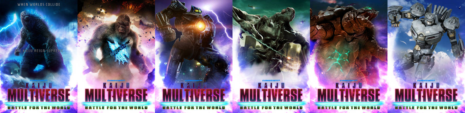 Kaiju Multiverse Battle for the World Banner 1 by ritanchowchury on ...
