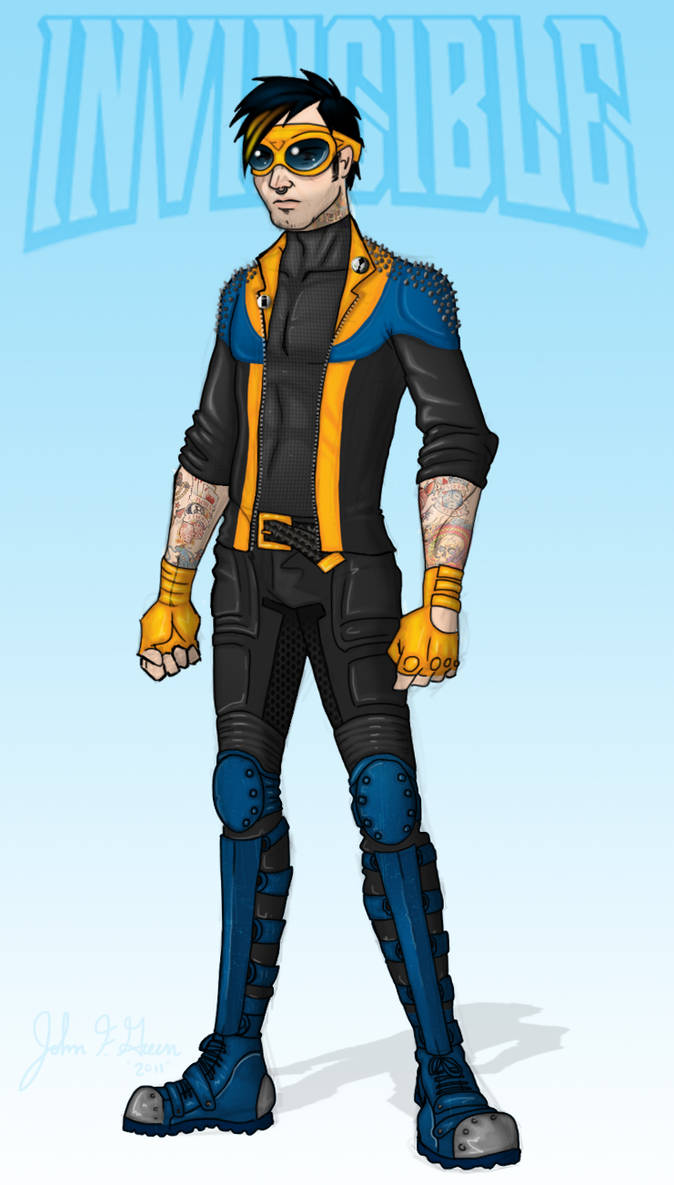 Project Rooftop Comic Project Rooftop: Invincible Redesign By John Green by Verde13 on DeviantArt