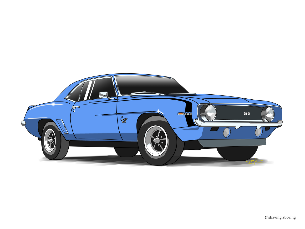 1969 Chevrolet Camaro SS by shavingisboring on DeviantArt