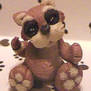 polymer clay racoon ricky