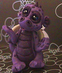 polymer clay dragon dinkie