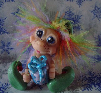 polymer clay pixie gumdrop