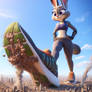 Year of the Rabbit - GTS Judy Hopps in sneakers 6