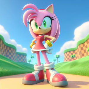 COMMISSIONS OPEN! - Amy Rose in sneakers 6