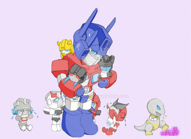 Optimus and chibis 2