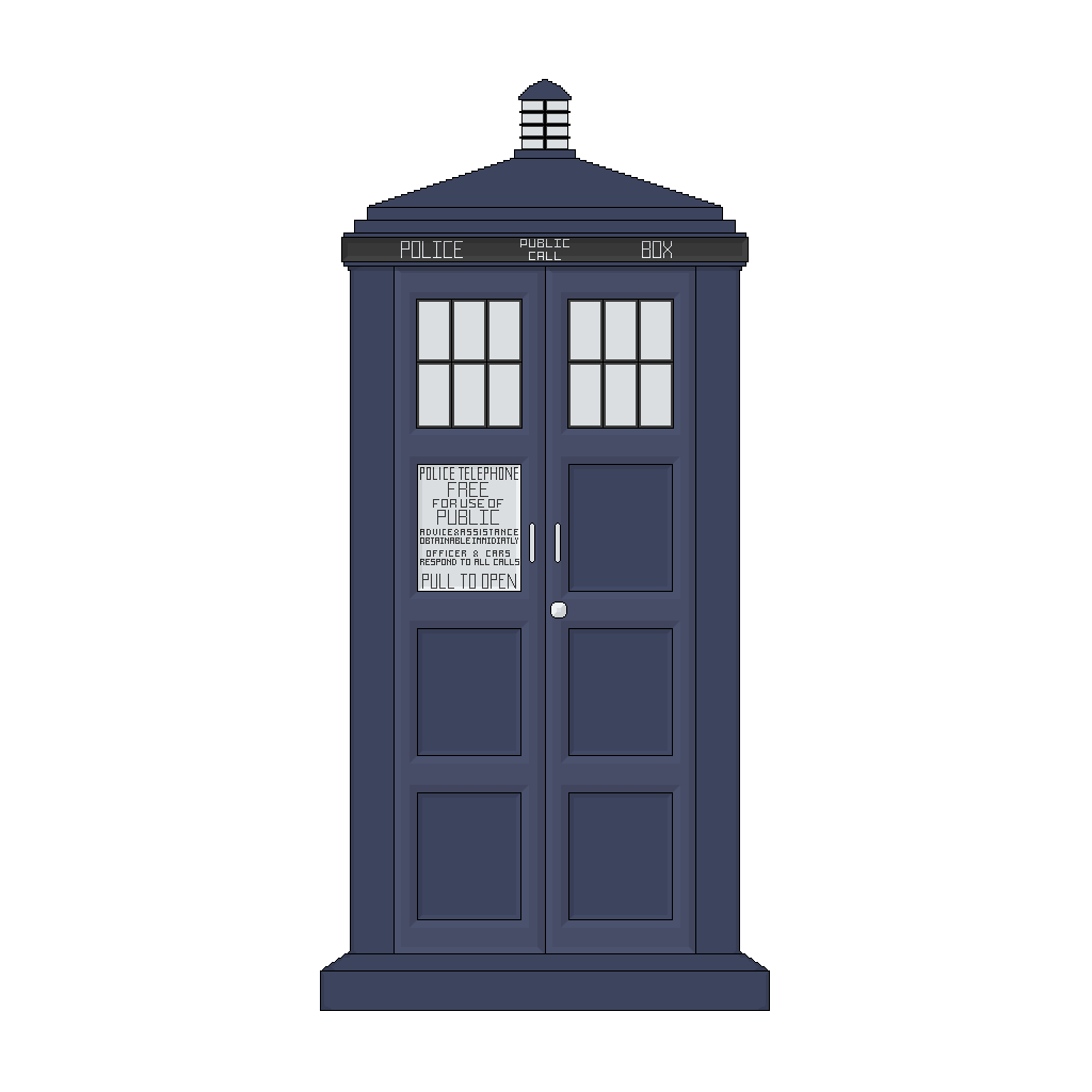 TARDIS- 1024x Canvas