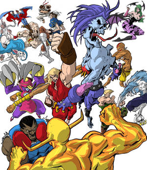 Street Fighter V Darkstalkers @othell1