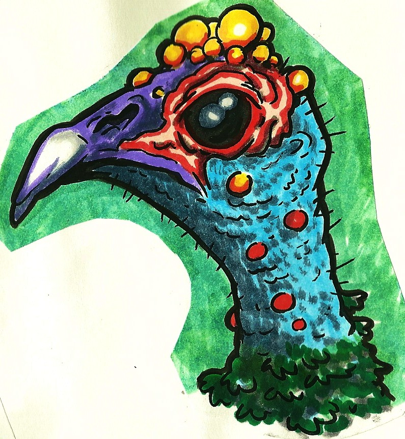 Bird Marker Doodle