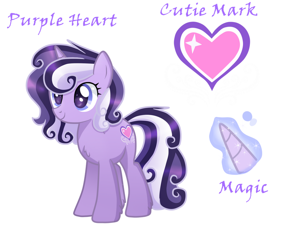 Purple Heart - Mlp Oc by SugaryIceCreamMlp on DeviantArt