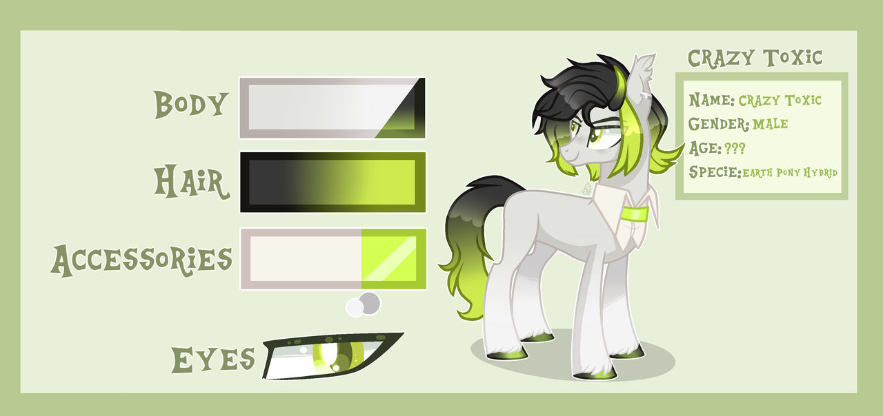 MLP Commission - Crazy Toxic by SugaryIceCreamMlp on DeviantArt
