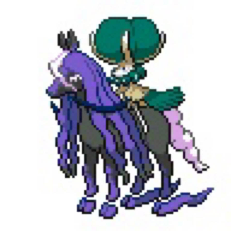 Shiny shadow rider calyrex by zackarmejejs on DeviantArt
