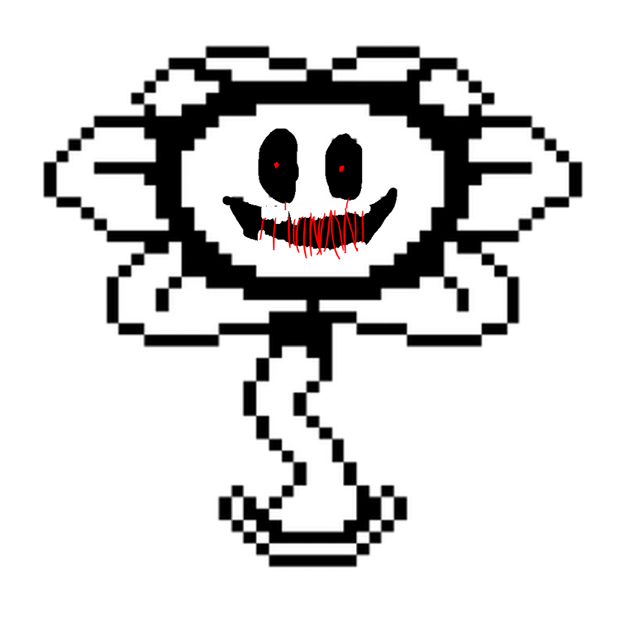 Flowey exe by zackarmejejs on DeviantArt
