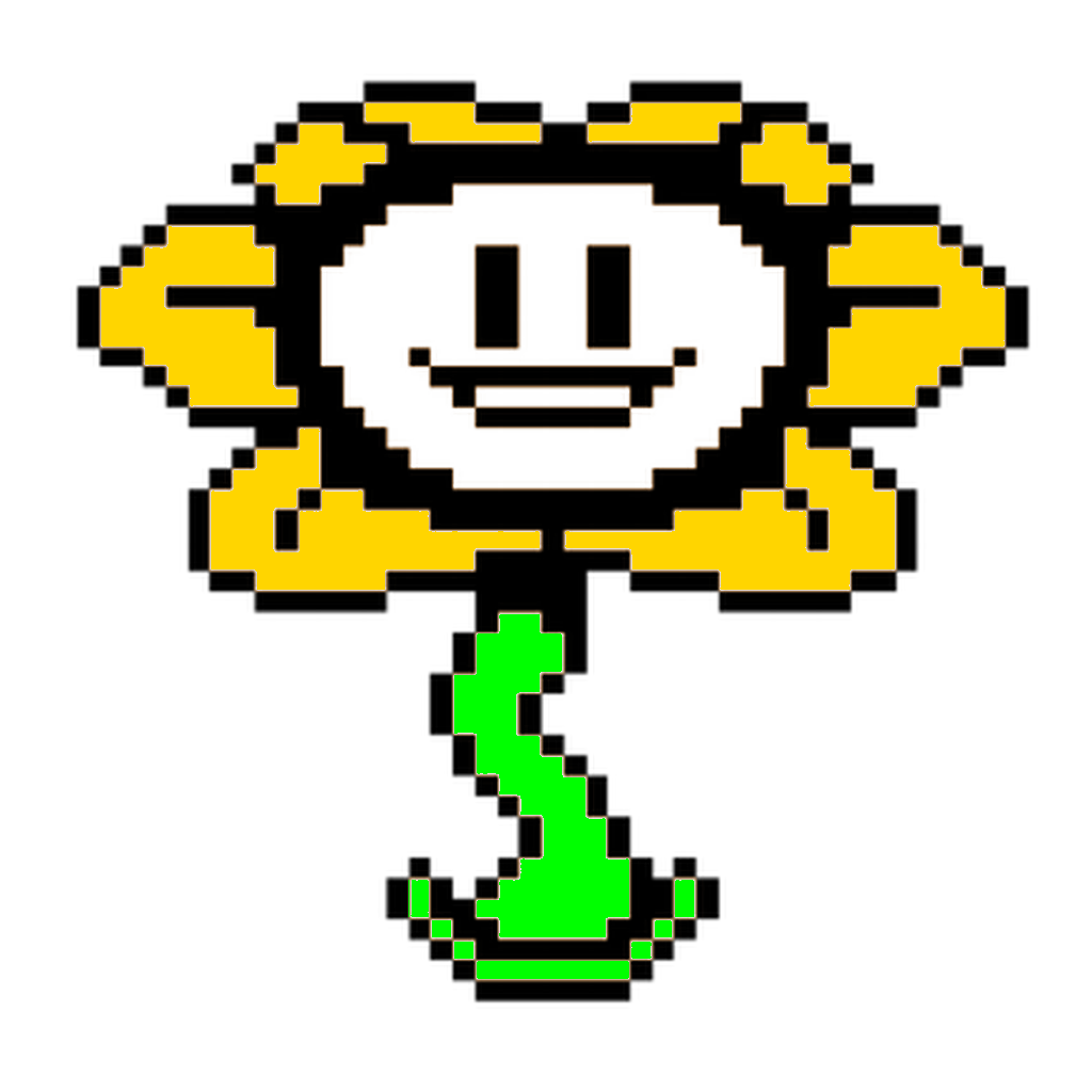 Color sprite flowey by zackarmejejs on DeviantArt