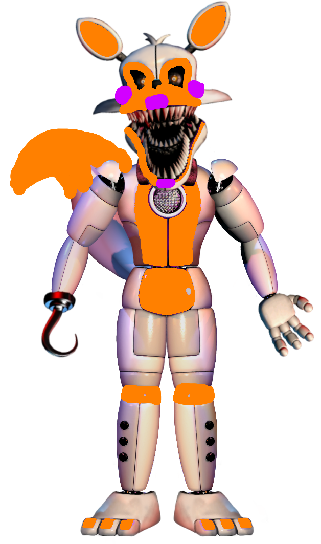 Funtime Foxy By Fnafnations - Fnaf Lolbit X Funtime Foxy, HD Png Download -  702x1054 (#6825309) - PinPng