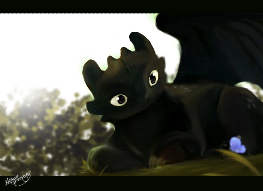 Toothless fan art