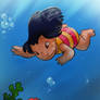 Underwater Lilo