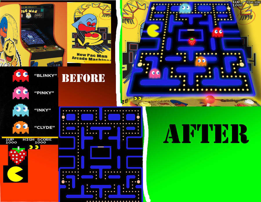 Pacman before and after by Koepke on DeviantArt