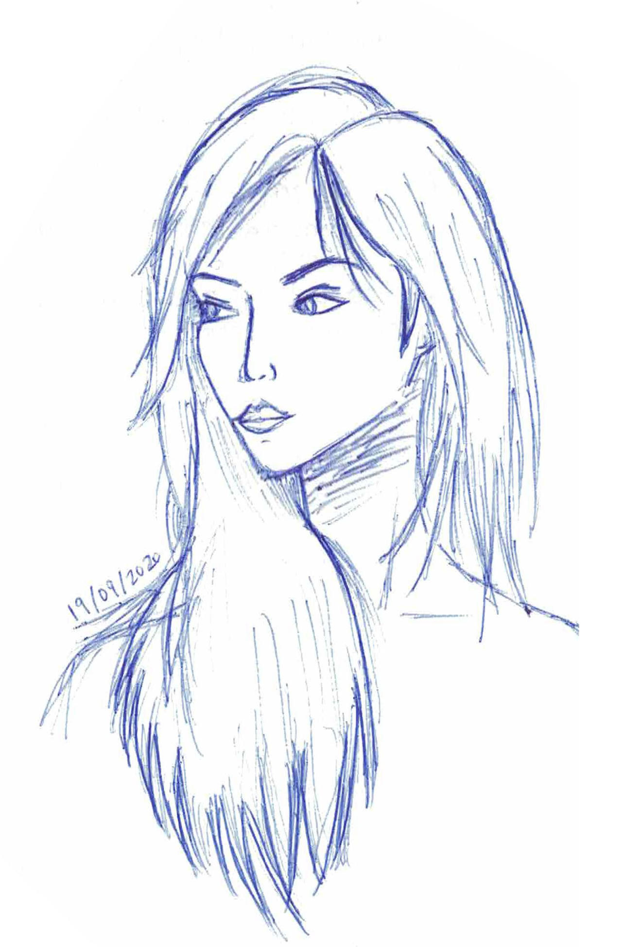Portrait Rough Pages Rough Portrait Sketch by akamelonme on DeviantArt