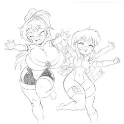 Chibi Spinnerette and Super MILF